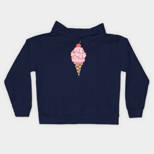 Ice Cream Is My Love Language Kids Hoodie